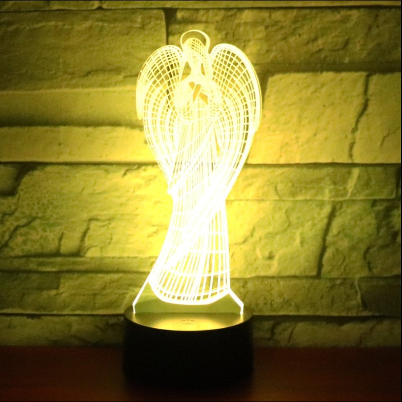 Christian Angel Led Color Changing 3D Night Light