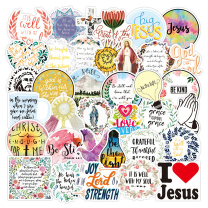 Christian Faith Quotes Stickers