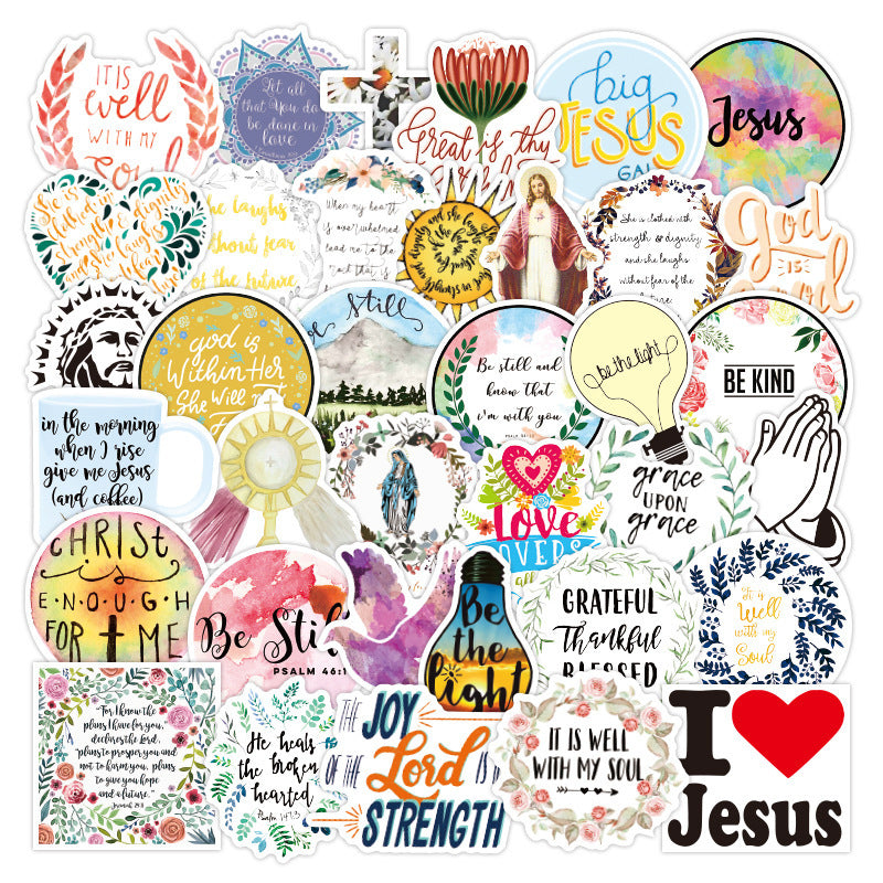 Christian Faith Quotes Stickers