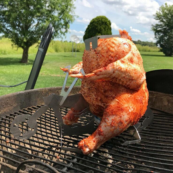 Beer Can Roasted Chicken Grilling Rack