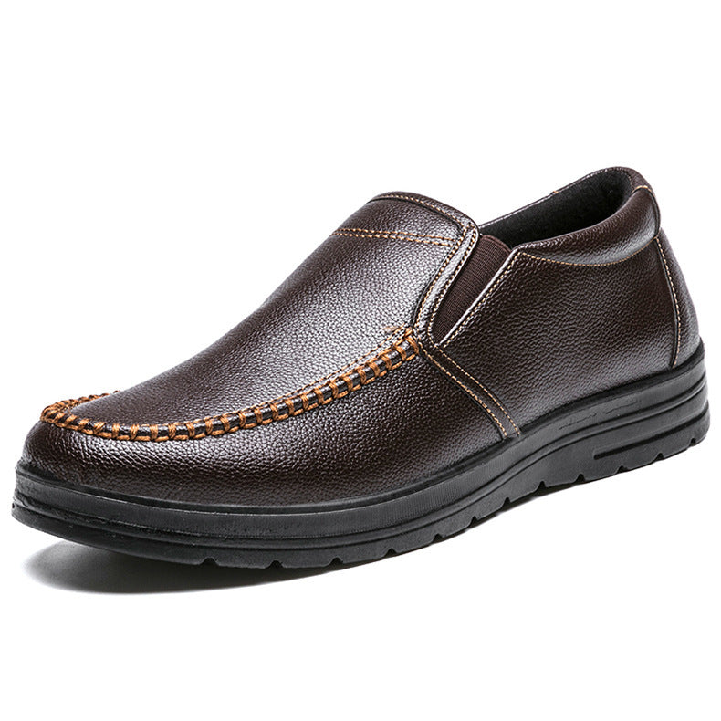 Leather Shoes Men's British Leather Shoes Casual Shoes