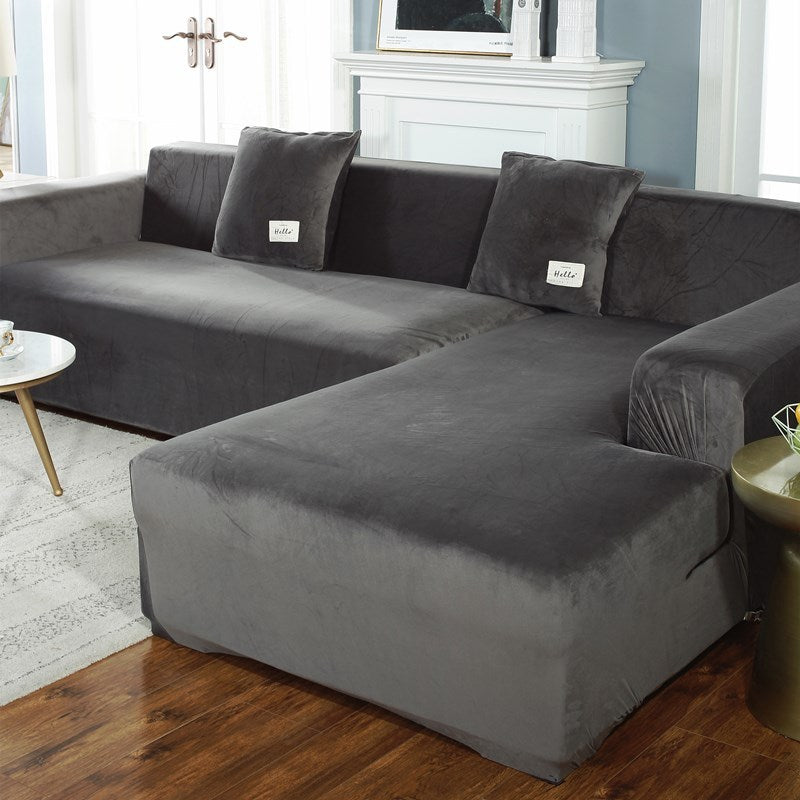 Velvet Elastic Furniture Sofa Cover