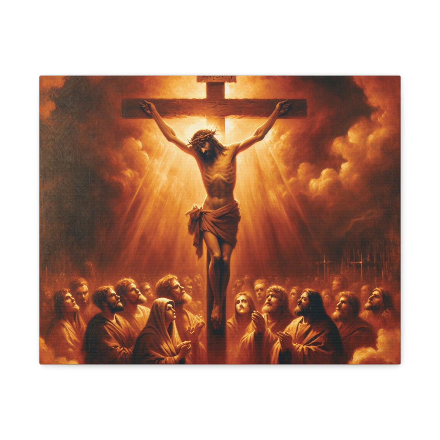 Crucifixion Canvas Wall Art