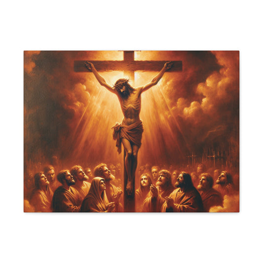 Crucifixion Canvas Wall Art