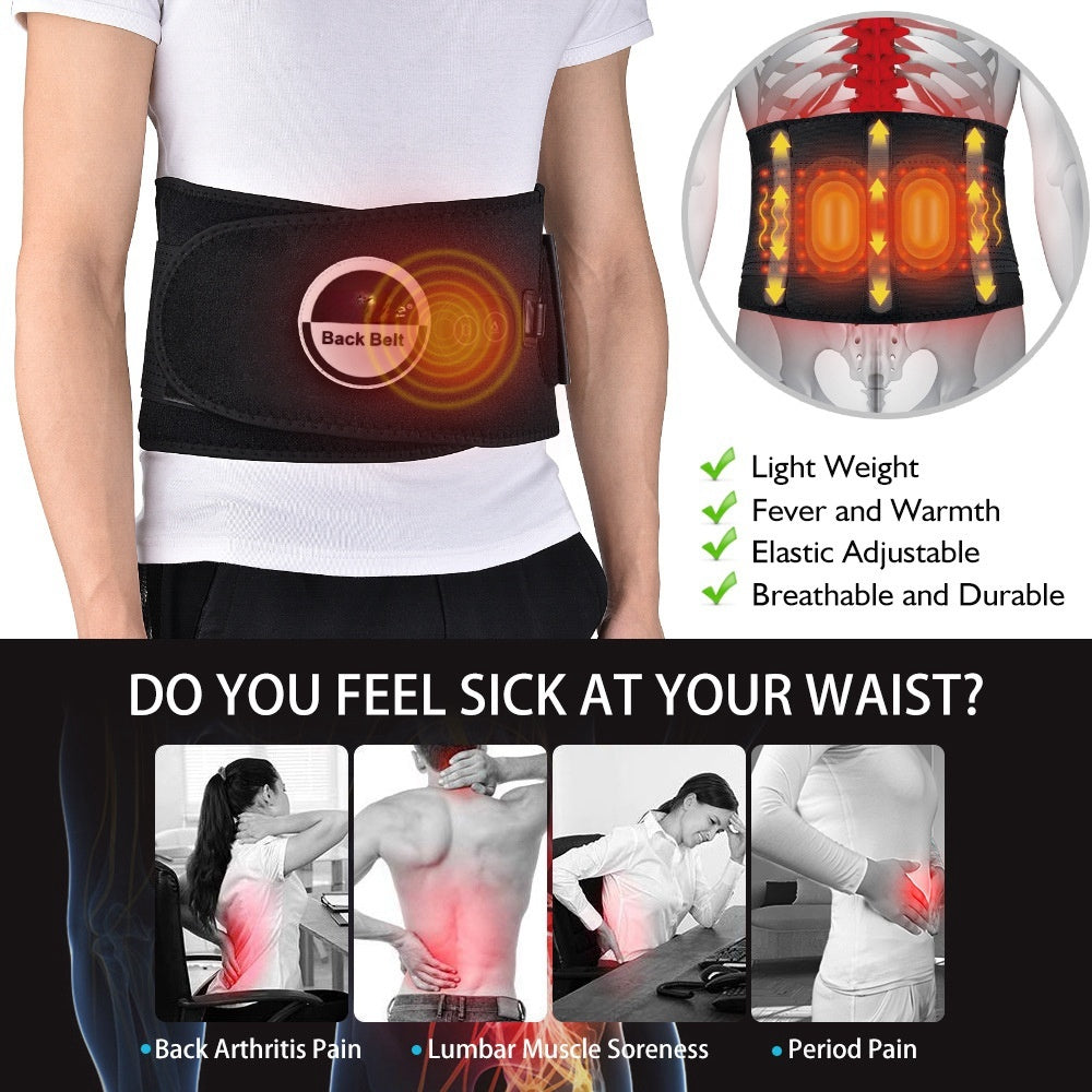 Red Light Heating Massage Belt