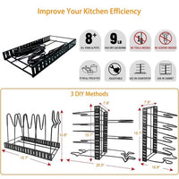 2 Piece Kitchen Organization And Storage Racks