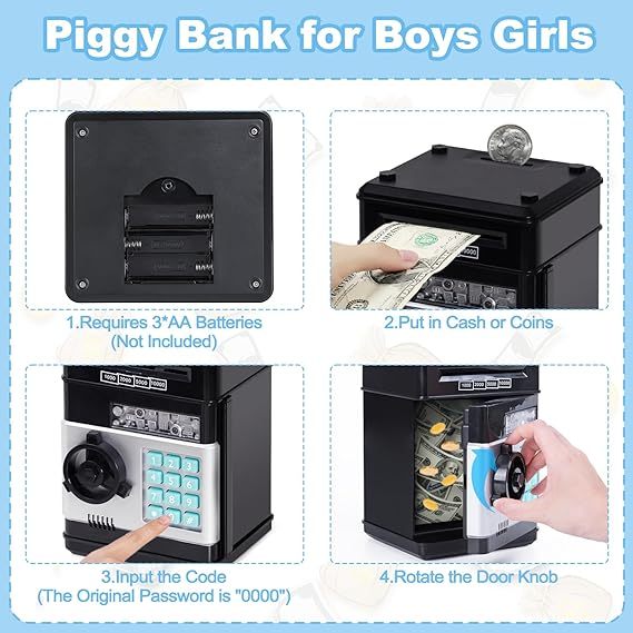 Automatic Money Safe for Kids