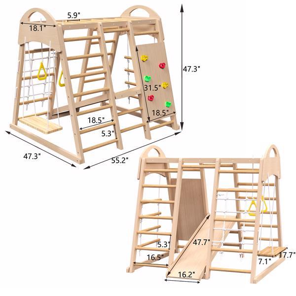 Indoor Playground 7-in-1 Jungle Gym Toy Set