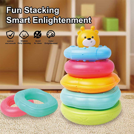 Children's Musical Stacking Rainbow Set