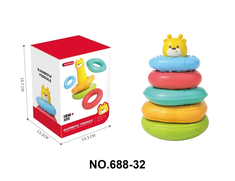 Children's Musical Stacking Rainbow Set