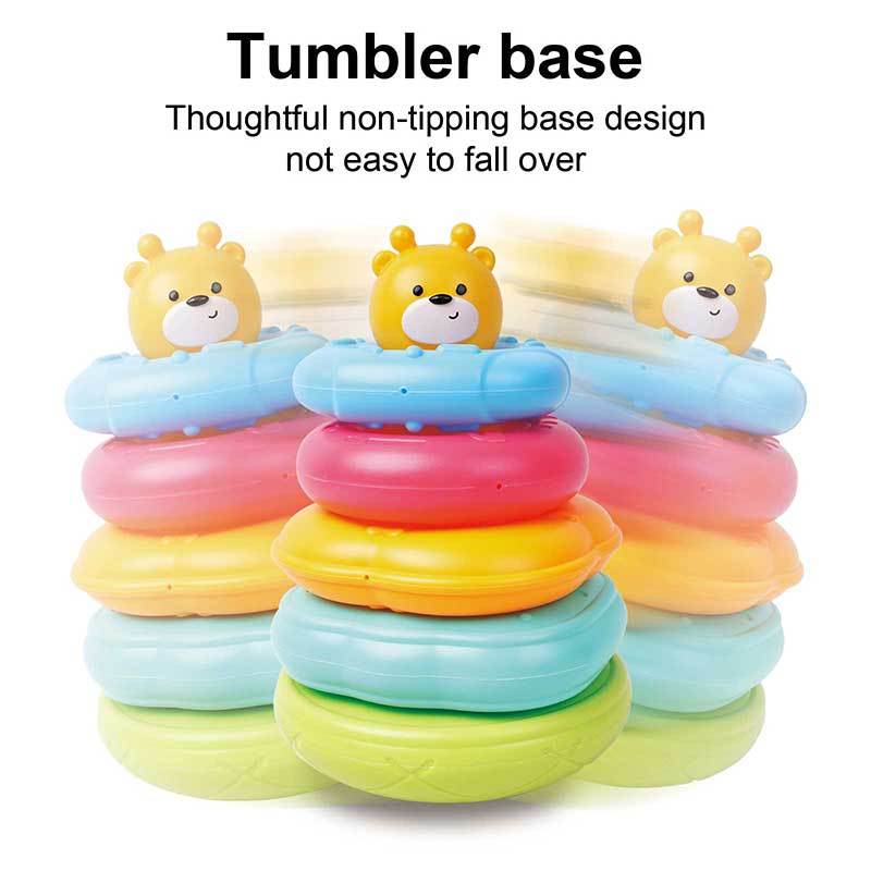 Children's Musical Stacking Rainbow Set