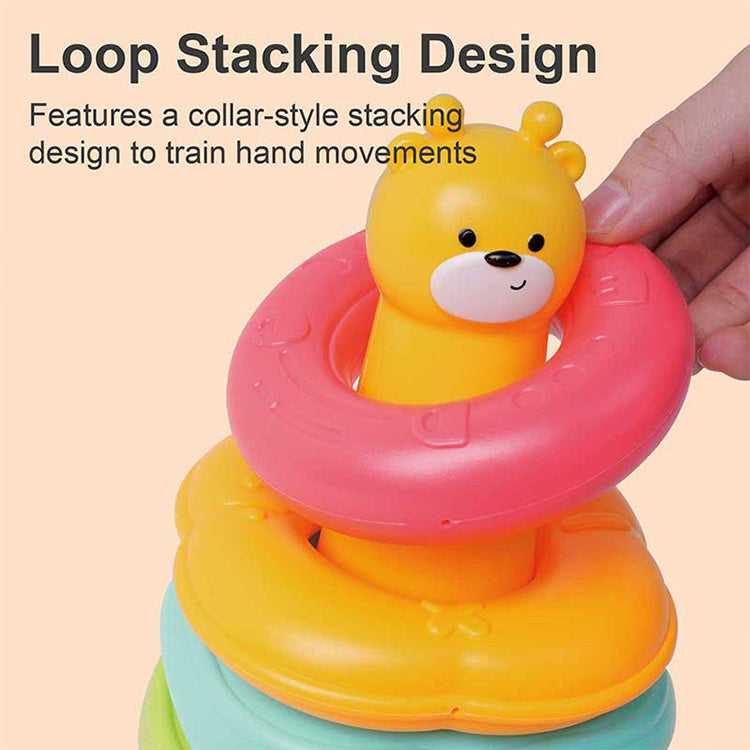 Children's Musical Stacking Rainbow Set
