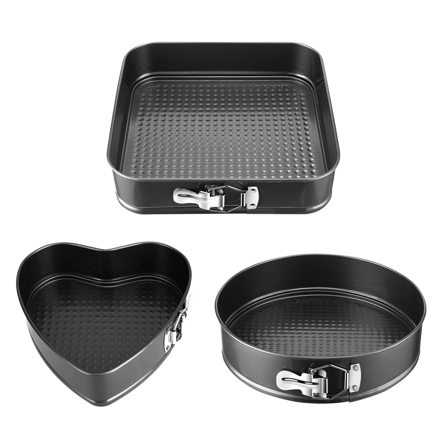 3Pcs Set Non-stick Springform Cake Pan