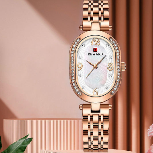 Elegant Watch With Diamonds