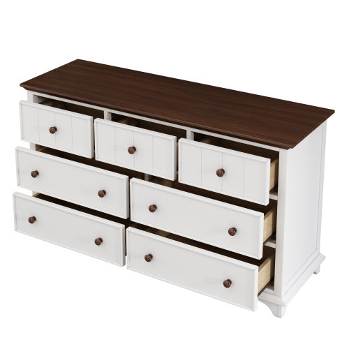 Wooden Captain Seven-Drawer Dresser