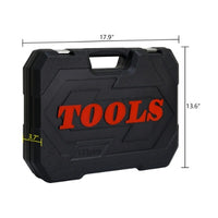 Socket And Ratchet Wrench Toolbox, 171 or 216pc Set