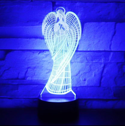 Christian Angel Led Color Changing 3D Night Light