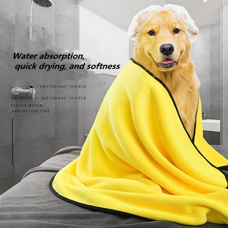 Quick-drying Pet Towels Super Absorbent Quick Drying Microfiber