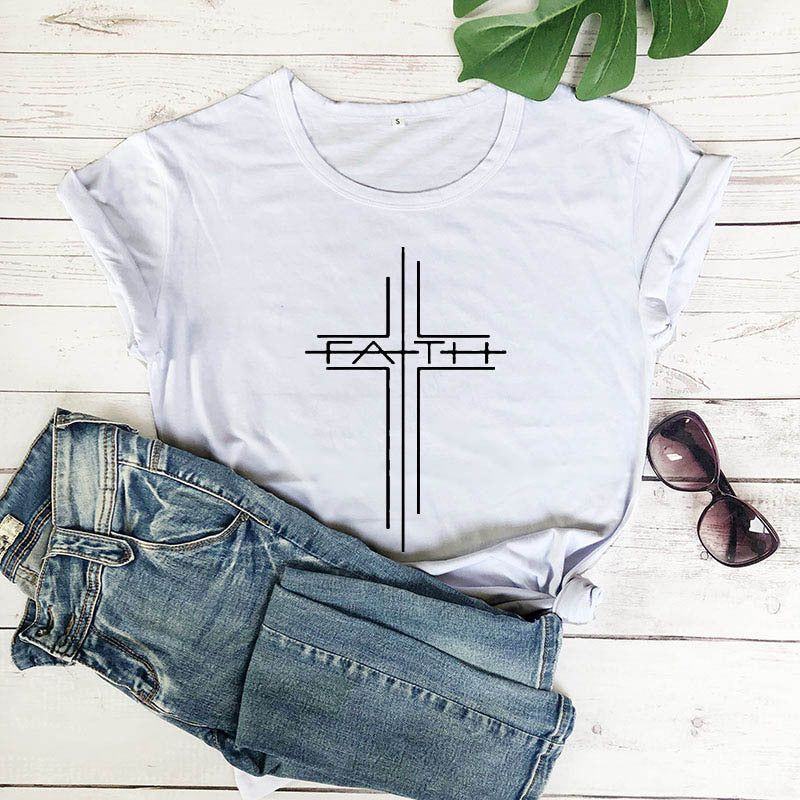 FAITH graphic short sleeve