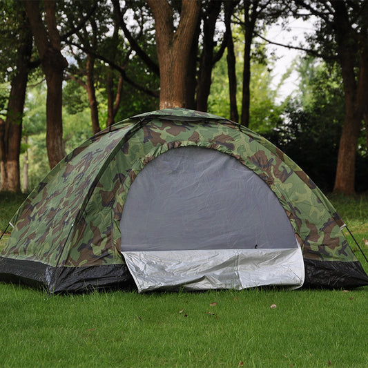 Double Camouflaged Camping Tent