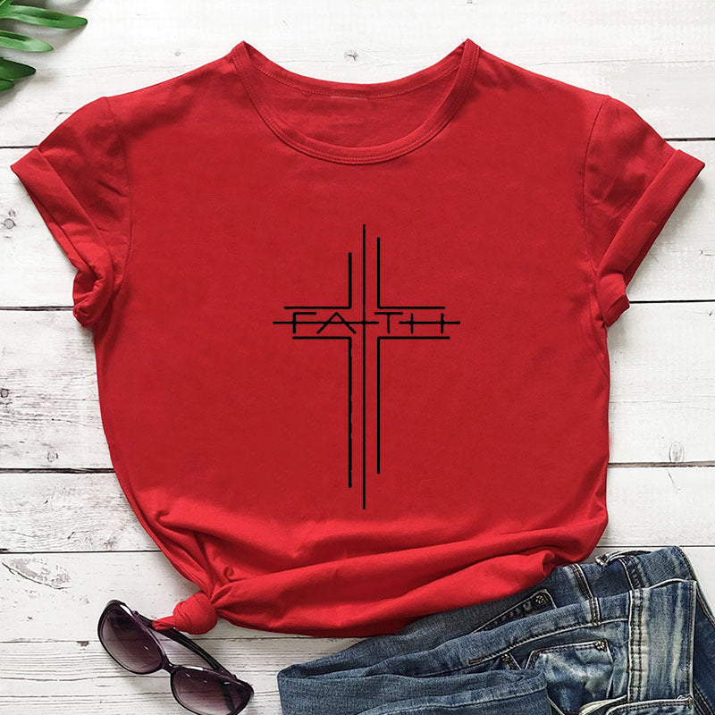 FAITH graphic short sleeve