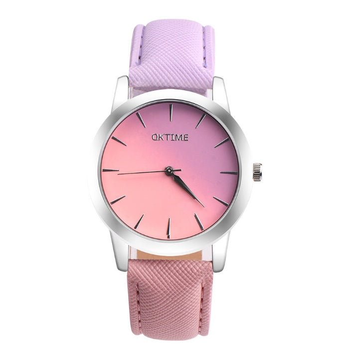 Fashion Casual Retro Rainbow Design Watch