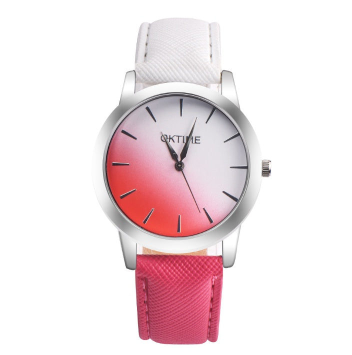 Fashion Casual Retro Rainbow Design Watch