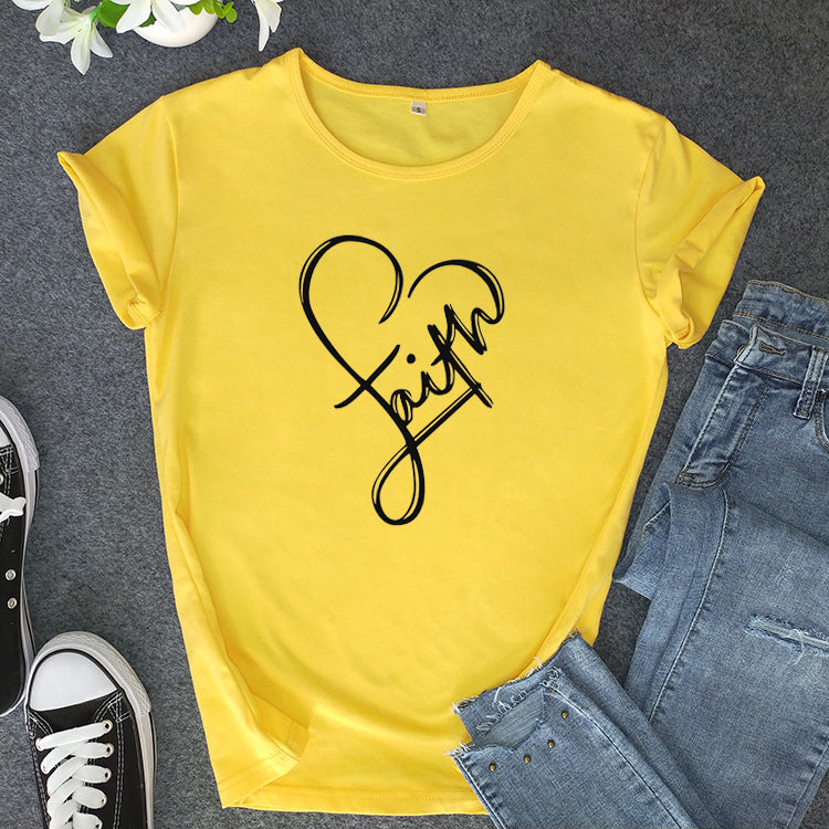 'Faith' Monogrammed T-shirt