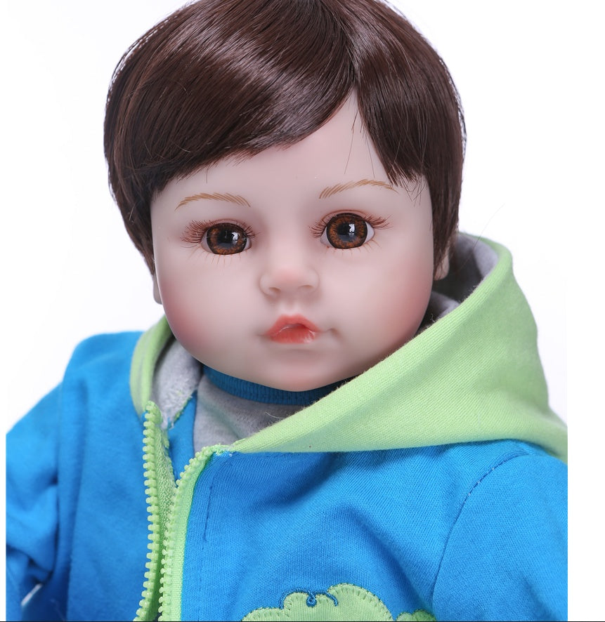 Newborn Baby Dolls Silicone Soft Cloth