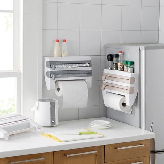 4-In-1 Kitchen Roll Holder/Dispenser