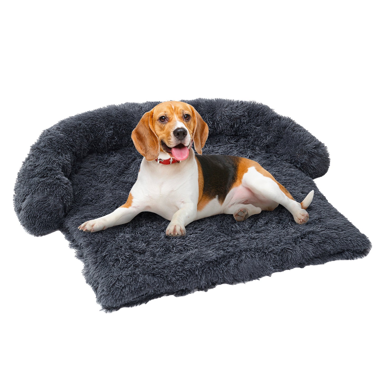 Non-Slip, Machine Washable - Comfortable Pet Pad For Large Dogs And Cats - Indoor Sofa Cushion With Removable Cover - 43x41x7 Inch