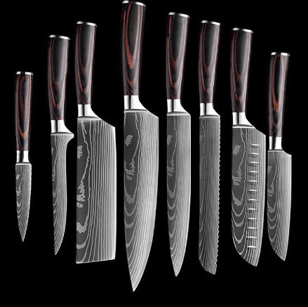 Damascus Style Chef Knives