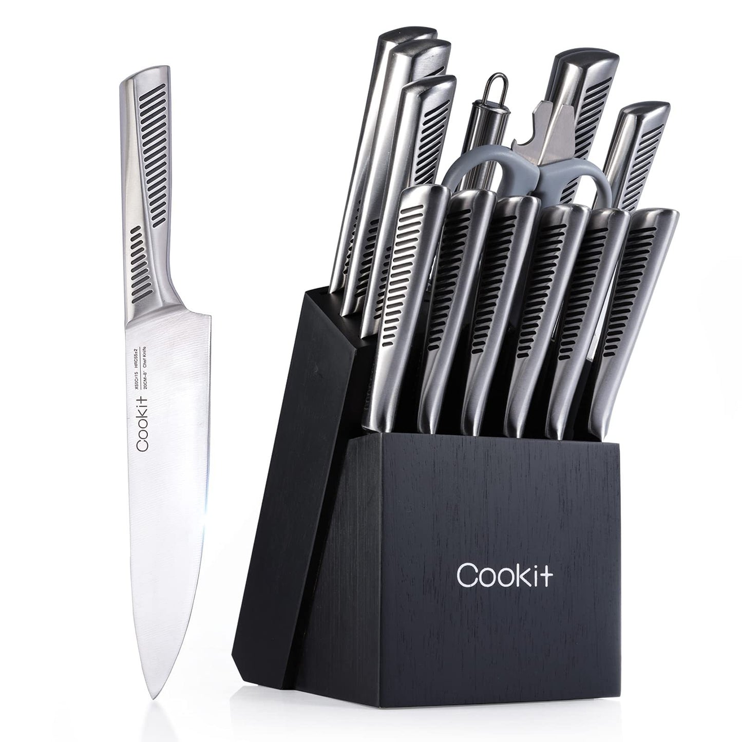 15 Piece Knife Sets with Block