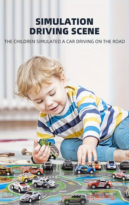 A 50-piece Alloy Toy Car Set