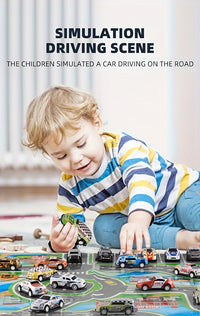 A 50-piece Alloy Toy Car Set