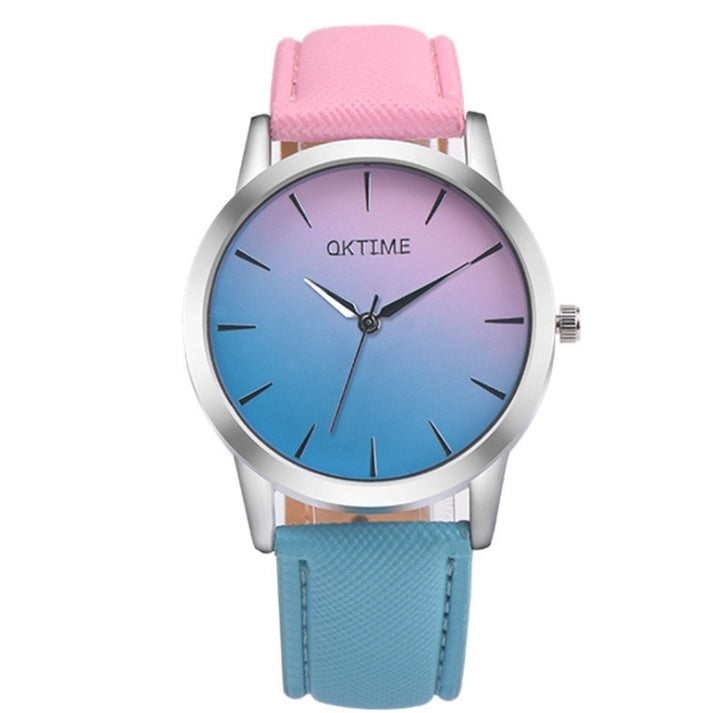 Fashion Casual Retro Rainbow Design Watch