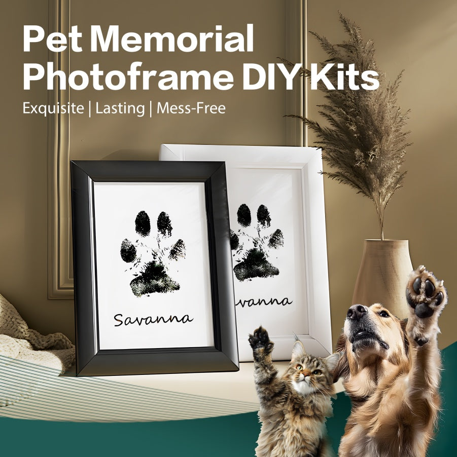 Pet Paw Printing Memorial Frame Kit