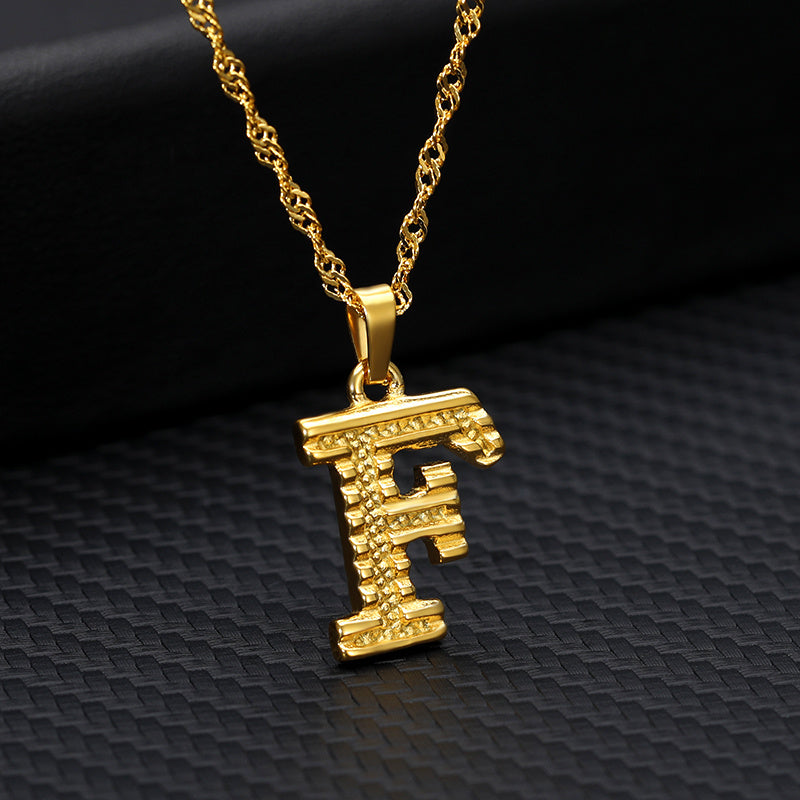 Gold-plated pendant necklace