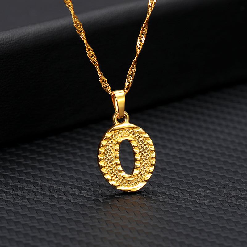 Gold-plated pendant necklace