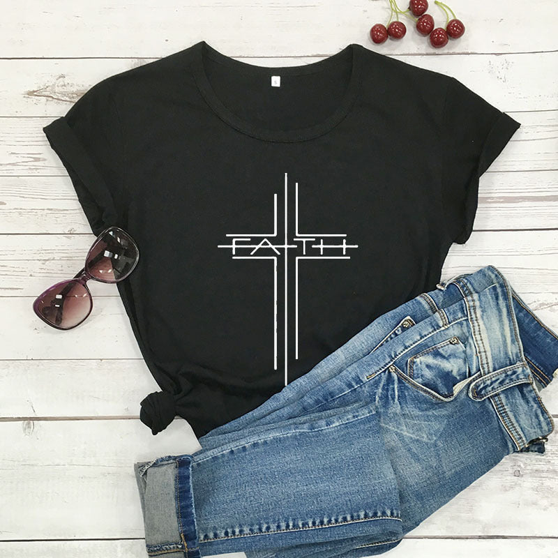 FAITH graphic short sleeve