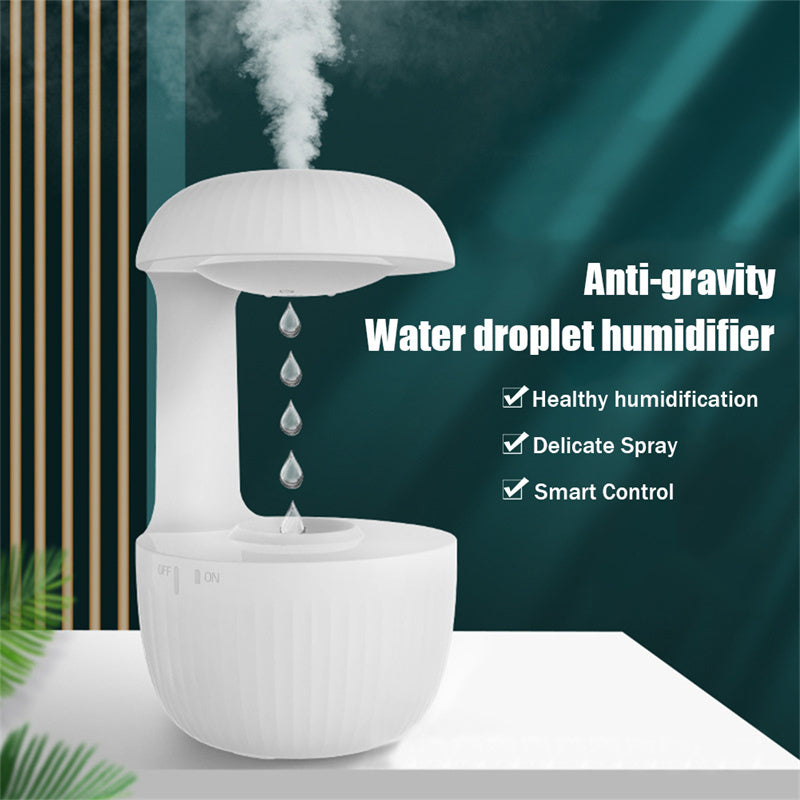 Countercurrent Humidifier With Levitating Water Drops