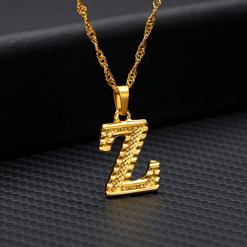 Gold-plated pendant necklace