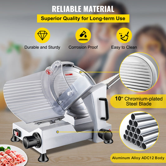 VEVOR 240W Commercial Meat Slicer