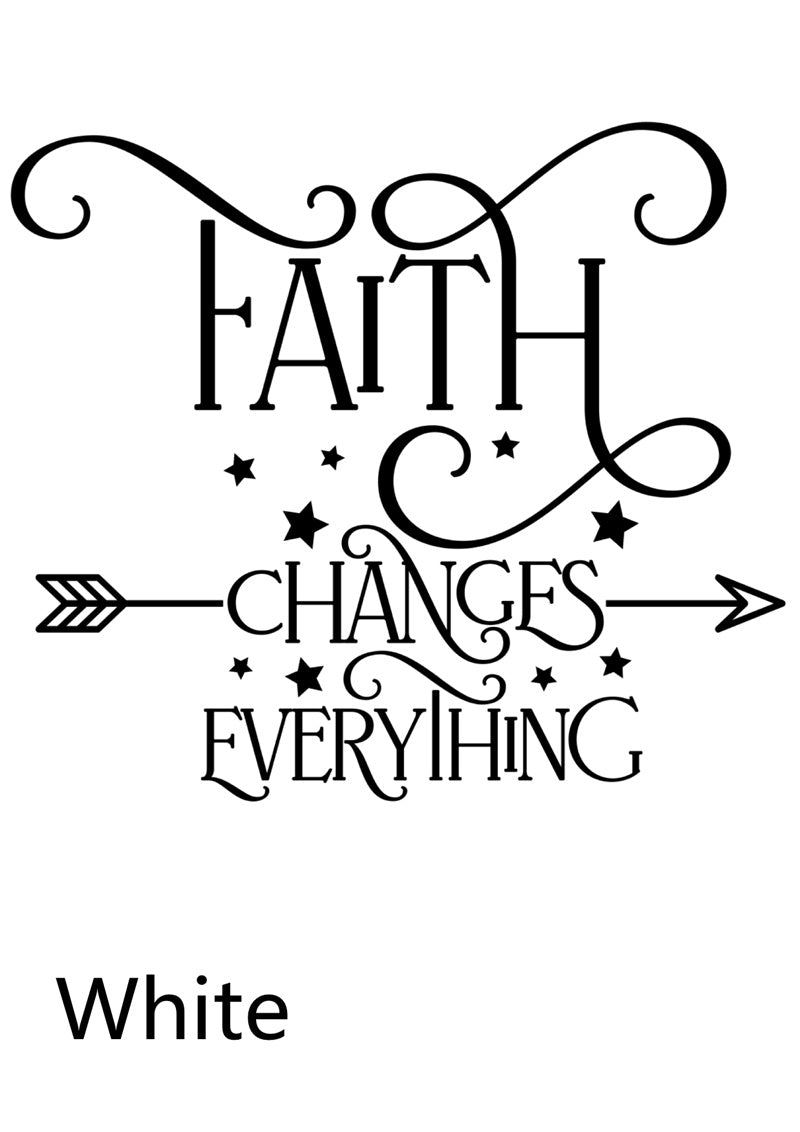 'Faith Changes Everything' Christian Decal