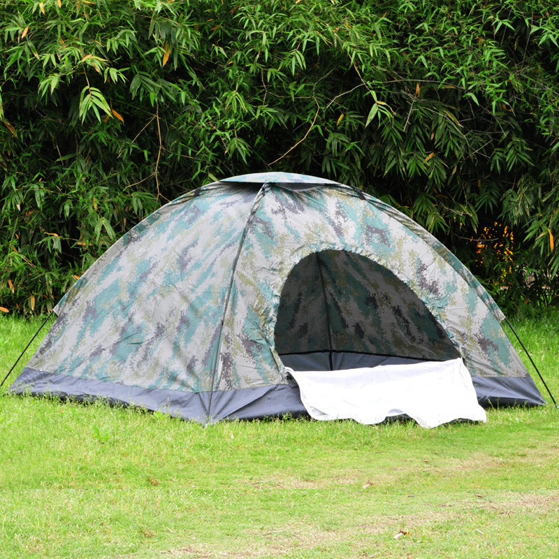 Double Camouflaged Camping Tent