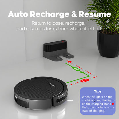 Robot Vacuum And Mop, 3 In 1 Combo Cleaner For Home With Pet Hair And Hard Floor