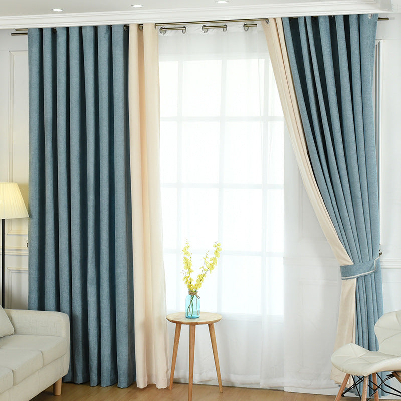 Solid Chenille Curtain High Shading