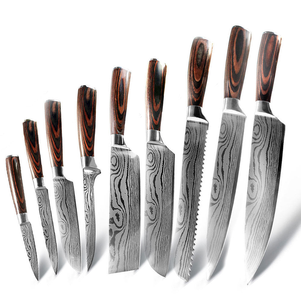 Damascus Style Chef Knives