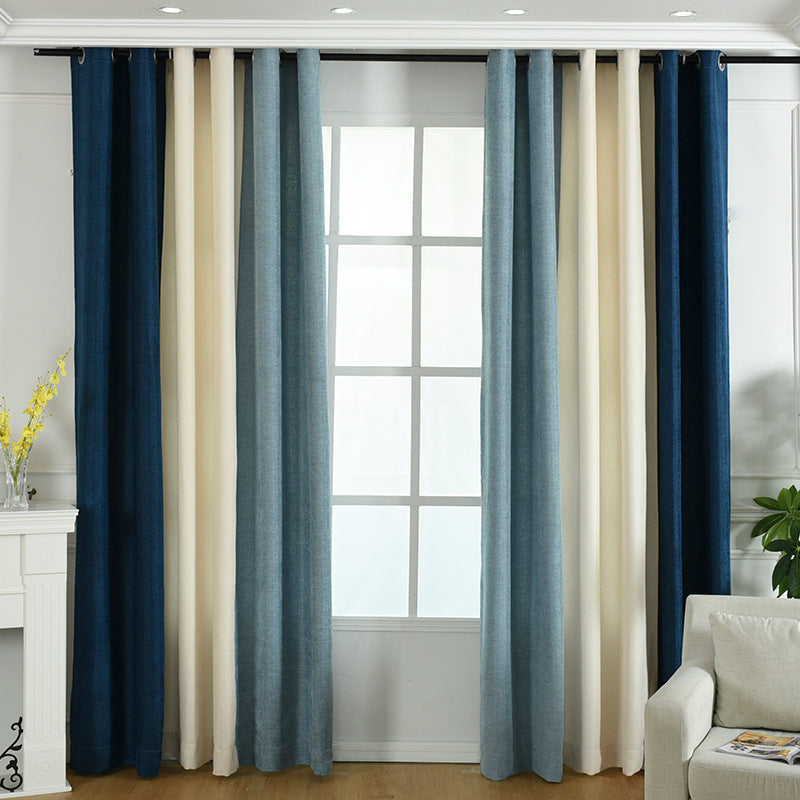 Solid Chenille Curtain High Shading