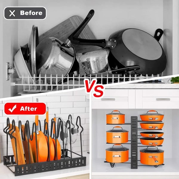 2 Piece Kitchen Organization And Storage Racks